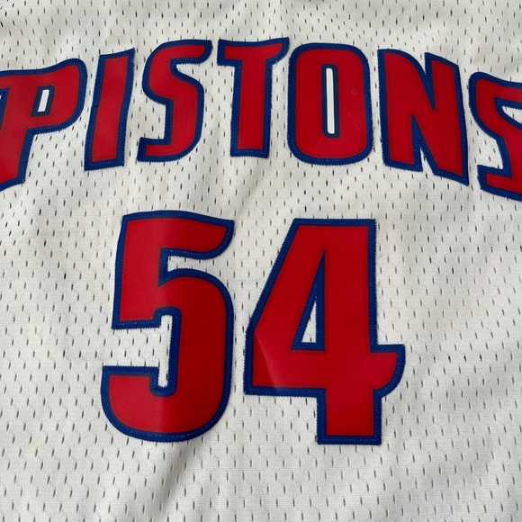 Used vintage adidas Detroit Pistons Jason Maxiell jersey mens size large - Picture 5 of 7
